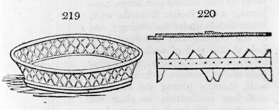 Historická podoba obrubníka (nákres z roku 1826)